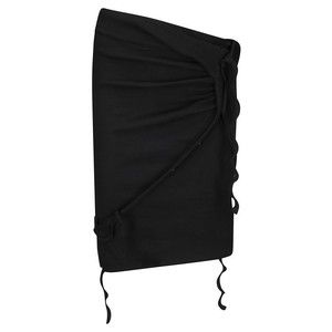 Ottolinger Asymmetrical Ribbed Mini Skirt With Ruffle Detail - NWT